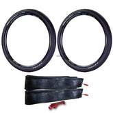 Kenda Small Block Eight Pro K1047 Bike Tire  27.5x2.10, 27.5 MTB Tire, Folding Bead, Tubeless Ready, Aggressive Tread for Trail & Cross-Country Riding + Kenda 27.5x2.00-2.40 Tube + Keychain (2 Pack)